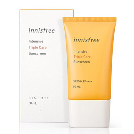 Innisfree,Innisfree Intensive Triple Sunscreen SPF50 pa+++  50ml,Innisfree Intensive Triple Sunscreen,รีวิว Innisfree Intensive Triple Sunscreen,Innisfree Intensive Triple Sunscreen ราคา,Innisfree Intensive Triple Sunscreen ดียังไง,กันแดด innisfree,